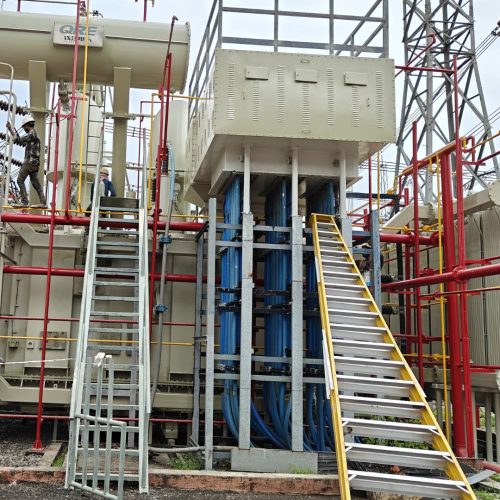 Company profile document of Sunil Enterprises detailing services in industrial painting, copper blasting, and interior works.